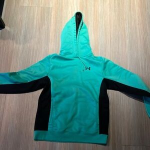 Under Armour Aqua and Black Pullover